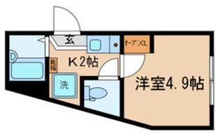 グランコート矢口渡の物件間取画像